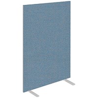 Impulse Plus Floor Screen, 800x1500mm, Sky Blue