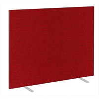 Impulse Plus Floor Screen, 1600x1500mm, Burgundy