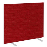 Impulse Plus Floor Screen, 1400x1200mm, Burgundy