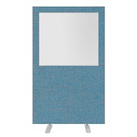 Impulse Plus Clear Half Vision Floor Screen, 1200x1800mm, Sky Blue