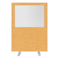 Impulse Plus Clear Half Vision Floor Screen, 1200x1500mm, Beige