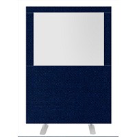 Impulse Plus Clear Half Vision Floor Screen, 1200x1500mm, Royal Blue