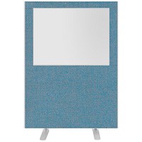 Impulse Plus Clear Half Vision Floor Screen, 1200x1500mm, Sky Blue