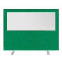 Impulse Plus Clear Half Vision Floor Screen, 1600x1200mm, Palm Green