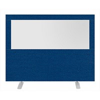 Impulse Plus Clear Half Vision Floor Screen, 1600x1200mm, Powder Blue