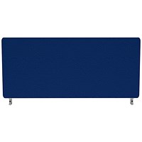 Impulse Plus Desk Screen, 800x400mm, Powder Blue