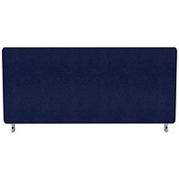 Impulse Plus Desk Screen, 800x400mm, Royal Blue