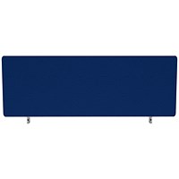 Impulse Plus Desk Screen, 1000x400mm, Powder Blue