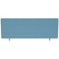 Impulse Plus Desk Screen, 1000x400mm, Sky Blue Impulse Plus Desk Screen, 1000x400mm, Sky Blue