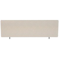 Impulse Plus Desk Screen, 1200x400mm, Light Grey