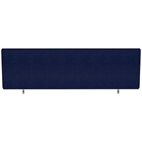 Impulse Plus Desk Screen, 1200x400mm, Royal Blue