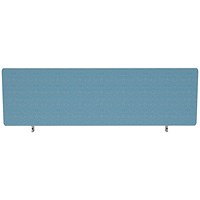 Impulse Plus Desk Screen, 1200x400mm, Sky Blue