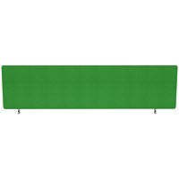 Impulse Plus Desk Screen, 1400x400mm, Palm Green