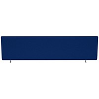 Impulse Plus Desk Screen, 1400x400mm, Powder Blue
