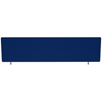 Impulse Plus Desk Screen, 1400x400mm, Powder Blue