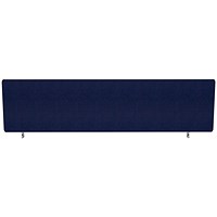 Impulse Plus Desk Screen, 1400x400mm, Royal Blue