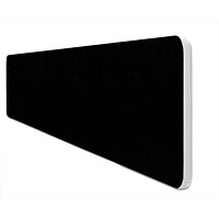 Impulse Plus Desk Screen, 1500x400mm, Black Impulse Plus Desk Screen, 1500x400mm, Black