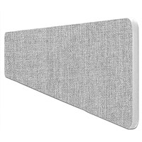 Impulse Plus Desk Screen, 1500x400mm, Light Grey Impulse Plus Desk Screen, 1500x400mm, Light Grey