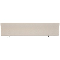 Impulse Plus Desk Screen, 1600x400mm, Light Grey