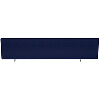 Impulse Plus Desk Screen, 1600x400mm, Royal Blue