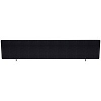 Impulse Plus Desk Screen, 1800x400mm, Black Impulse Plus Desk Screen, 1800x400mm, Black