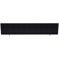 Impulse Plus Desk Screen, 1800x400mm, Black