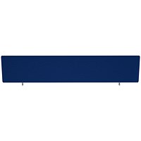 Impulse Plus Desk Screen, 1800x400mm, Powder Blue