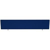 Impulse Plus Desk Screen, 1800x400mm, Powder Blue