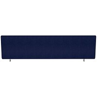Impulse Plus Desk Screen, 1800x400mm, Royal Blue Impulse Plus Desk Screen, 1800x400mm, Royal Blue