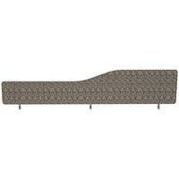Impulse Plus Wave Desk Screen, 1800x400mm, Lead