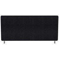 Impulse Plus Desk Screen, 800x300mm, Black