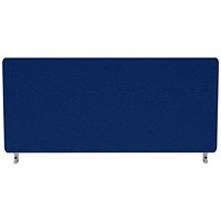 Impulse Plus Desk Screen, 800x300mm, Powder Blue Impulse Plus Desk Screen, 800x300mm, Powder Blue