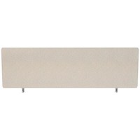 Impulse Plus Desk Screen, 1200x300mm, Light Grey Impulse Plus Desk Screen, 1200x300mm, Light Grey