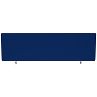 Impulse Plus Desk Screen, 1200x300mm, Powder Blue