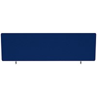 Impulse Plus Desk Screen, 1200x300mm, Powder Blue