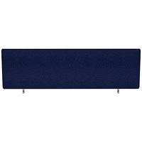 Impulse Plus Desk Screen, 1200x300mm, Royal Blue