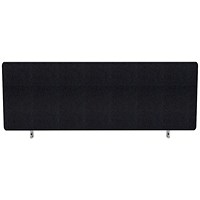 Impulse Plus Desk Screen, 1400x300mm, Black