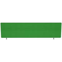 Impulse Plus Desk Screen, 1400x300mm, Palm Green