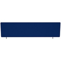 Impulse Plus Desk Screen, 1400x300mm, Powder Blue