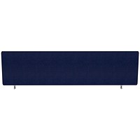 Impulse Plus Desk Screen, 1400x300mm, Royal Blue Impulse Plus Desk Screen, 1400x300mm, Royal Blue