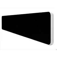 Impulse Plus Desk Screen, 1500x300mm, Black