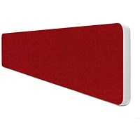 Impulse Plus Desk Screen, 1500x300mm, Burgundy Impulse Plus Desk Screen, 1500x300mm, Burgundy