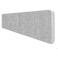 Impulse Plus Desk Screen, 1500x300mm, Light Grey Impulse Plus Desk Screen, 1500x300mm, Light Grey