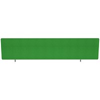 Impulse Plus Desk Screen, 1600x300mm, Palm Green