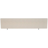 Impulse Plus Desk Screen, 1800x300mm, Light Grey Impulse Plus Desk Screen, 1800x300mm, Light Grey