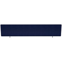 Impulse Plus Desk Screen, 1800x300mm, Royal Blue