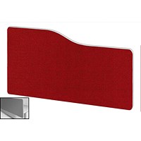 Impulse Plus Wave Backdrop Screen, 600x400mm, Burgundy