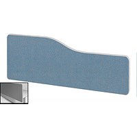 Impulse Plus Wave Backdrop Screen, 1500x400mm, Sky Blue