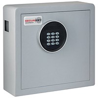 Securikey Electronic Key Safe 38 Key Cabinet Grey KZ038-ZE Securikey Electronic Key Safe 38 Key Cabinet Grey KZ038-ZE