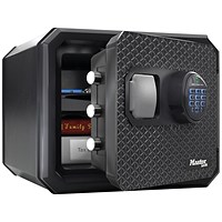 Master Lock Fire and Water Safe Digital Combination Safe, Backlit Keypad, 23 Litre Large, Black